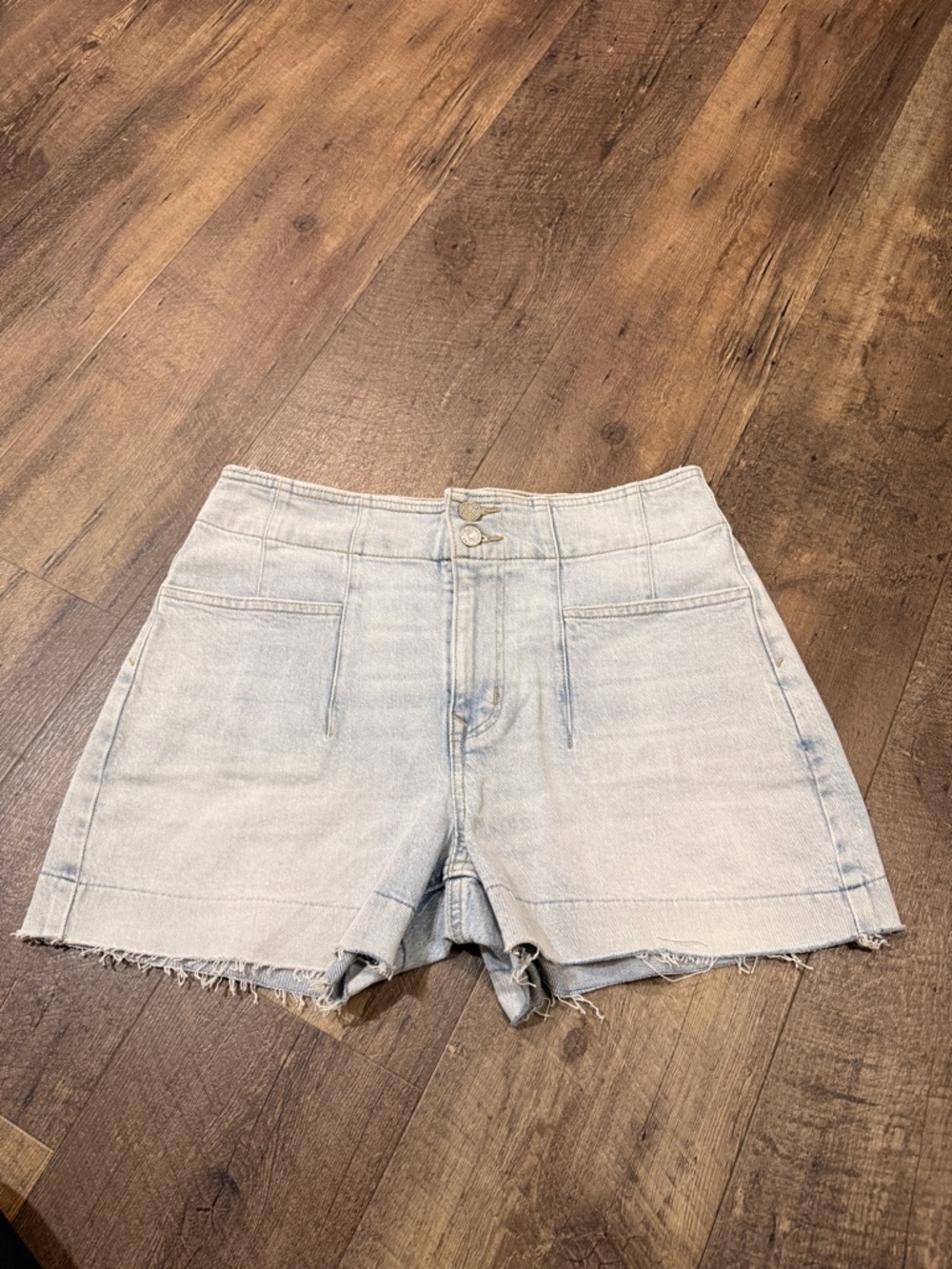 Maurices Light Blue Denim Cutoff Shorts